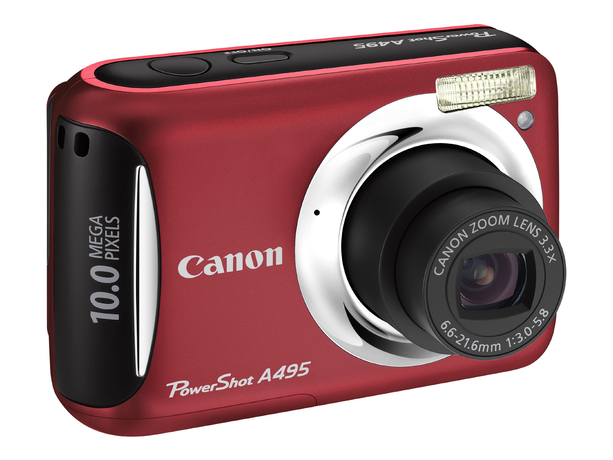 Canon PowerShot A495 10.0 MP Digital Camera with 3.3x Optical Zoom