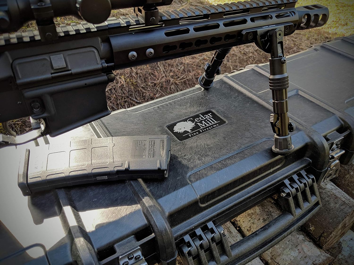 Cedar Mill Hard Rifle Case w/ TSA Specs – Lifelong-Durable Gun Cases for Rifles w/ Stainless Steel, Iron-Clasp Locks and Gun Case Foam Inserts – Floatable, Military-Grade DS3TeK AR15 Case : Sports & Outdoors