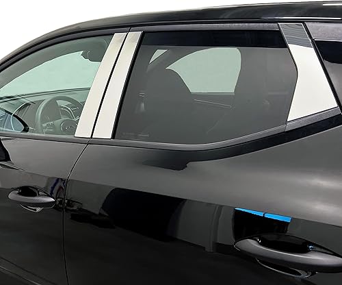 Putco Kits de molduras de postes de pilar de acero inoxidable - Compatible con Hyundai Santa Cruz 2022-2025 Crew Cab disponible en Yaxa Peru