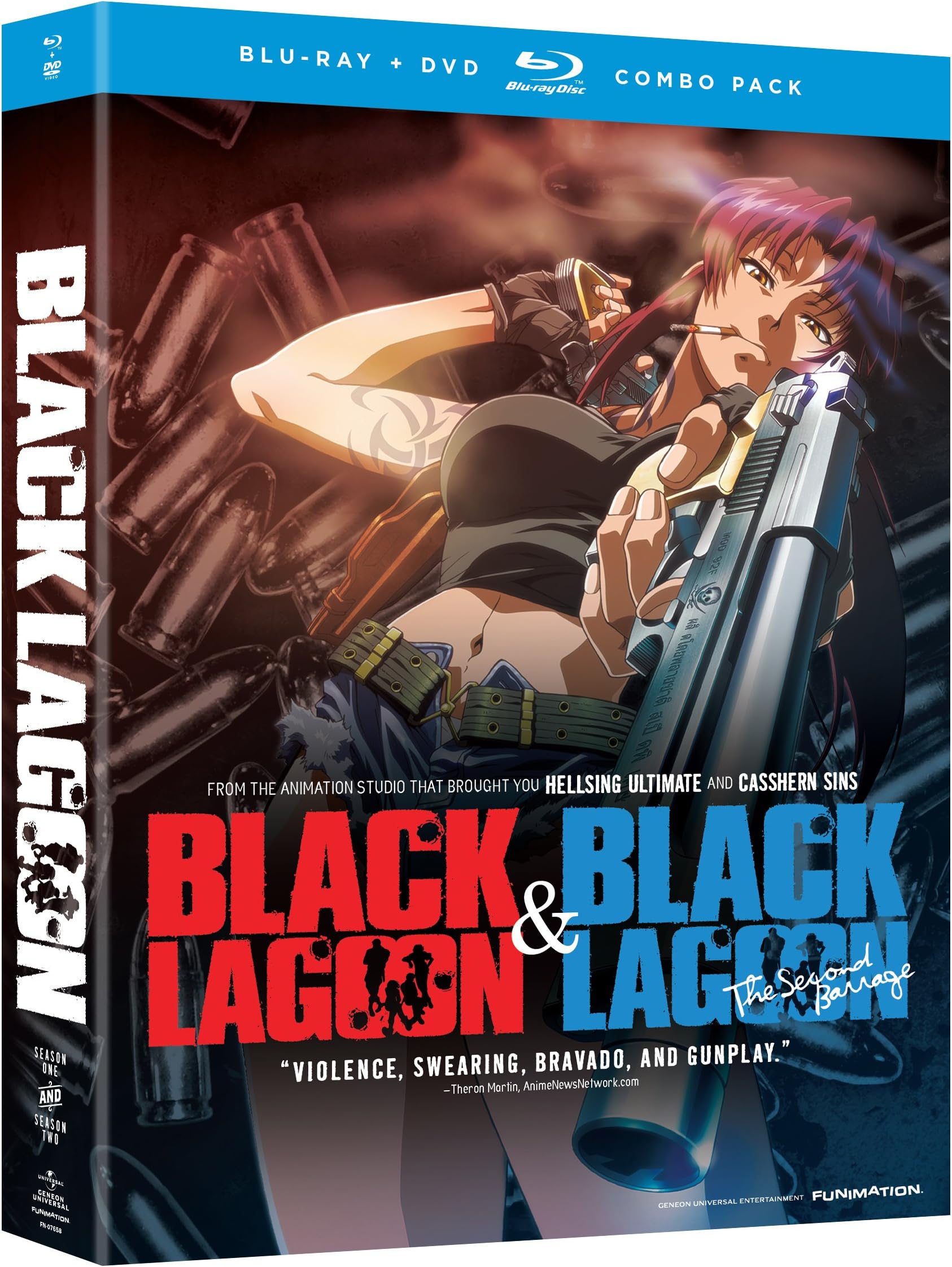 Black Lagoon - Season 1 & 2 (Blu ray + DVD) [Blu-ray]