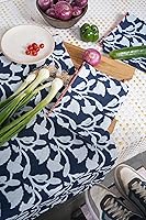 Vista 8 de TARAN LIVING Paños de Cocina y de Té Estampados de Algodón con Barra para Platos, 18 x 28 pulgadas con Ribetes, Juegos de Paños de Cocina de Algodón