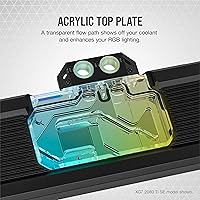 Vista 6 de Corsair Hydro X Series XG7 RGB 3090 Ti Founders Edition GPU Water Block - for NVIDIA GeForce RTX 3090 Ti FE