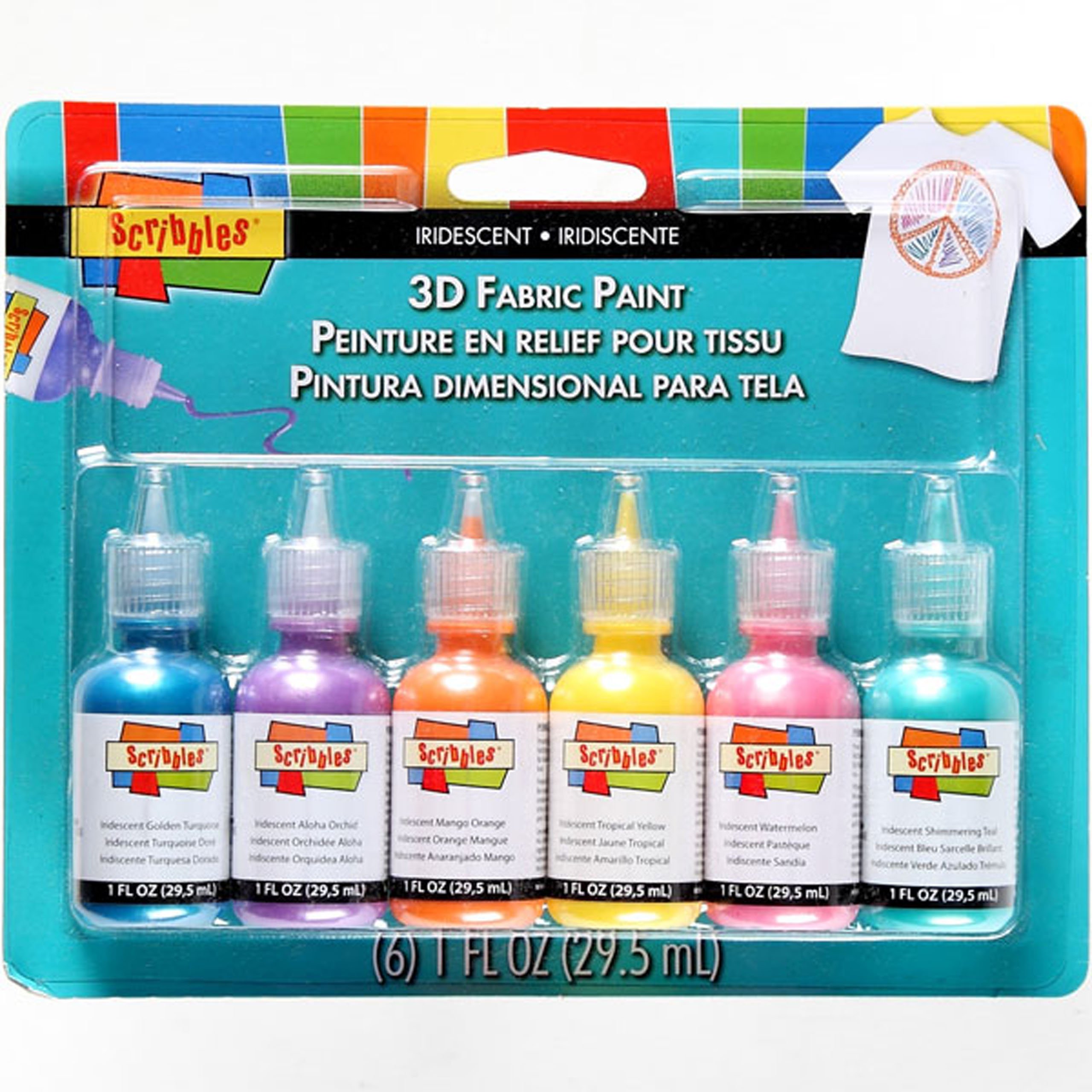 I Love To Create Scribbles 3d Fabric Paints 1 Oz 6 Kg Iridescent Standart Buy Online In Cayman Islands I Love To Create Products In Cayman Islands See Prices Reviews
