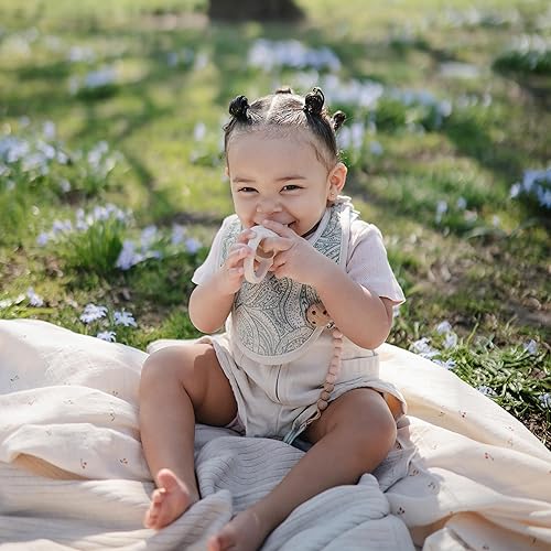 Miniatura 5 de mushie Chupete de silicona para bebés de frutas frescas y alimentador de alimentos  Más de 6 meses (Tradewinds)