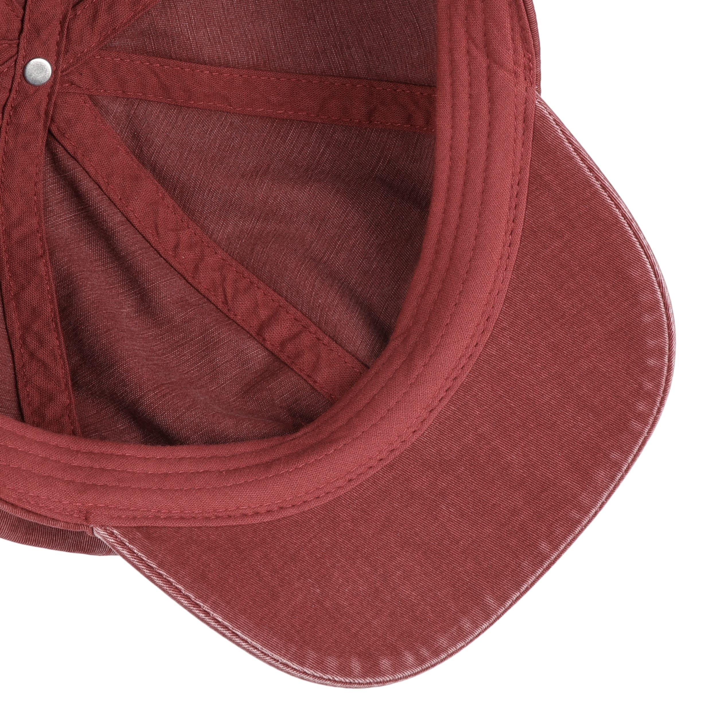 Lipodo Uni Washed Cotton Ballonmütze Schirmmütze einfarbig Damen Frühling Sommer