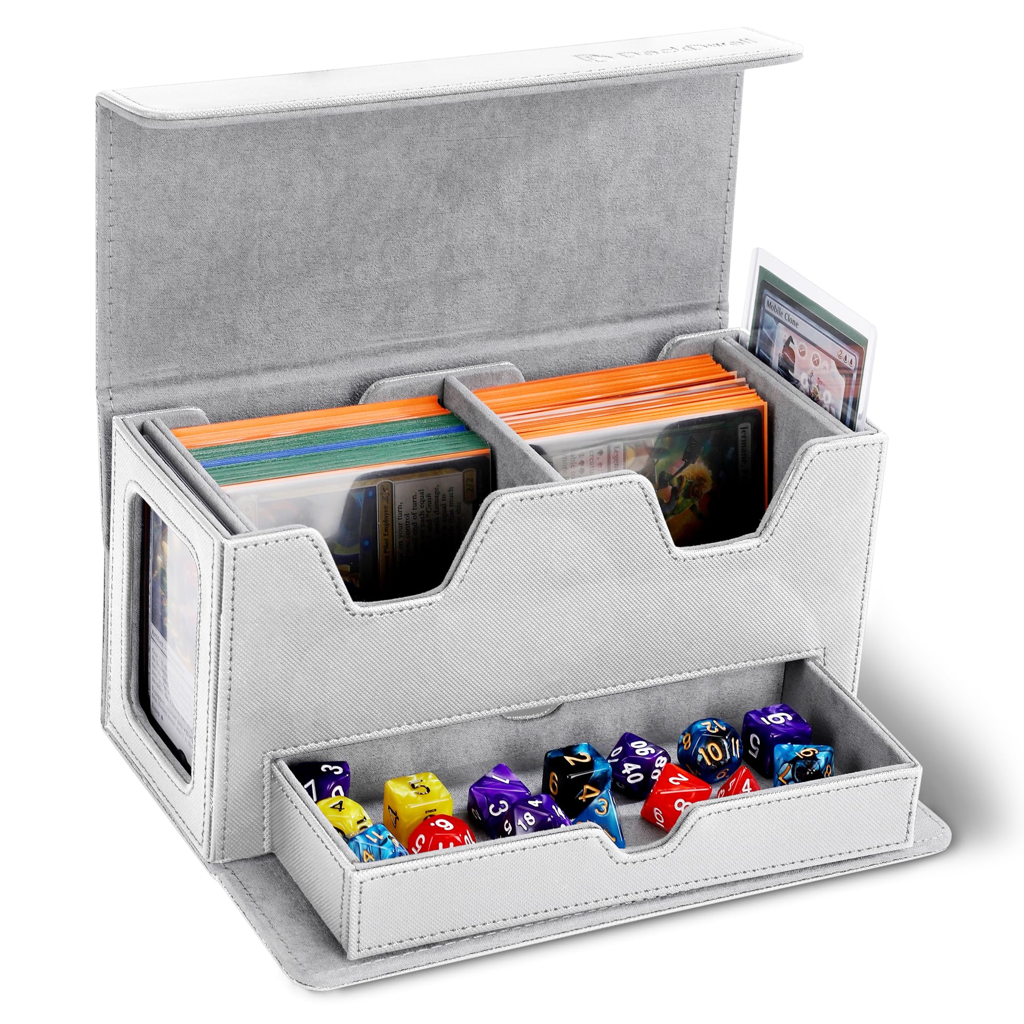 Amazon.co.jp: mtg デッキケース PUレザー | ダブルデッキケース 大