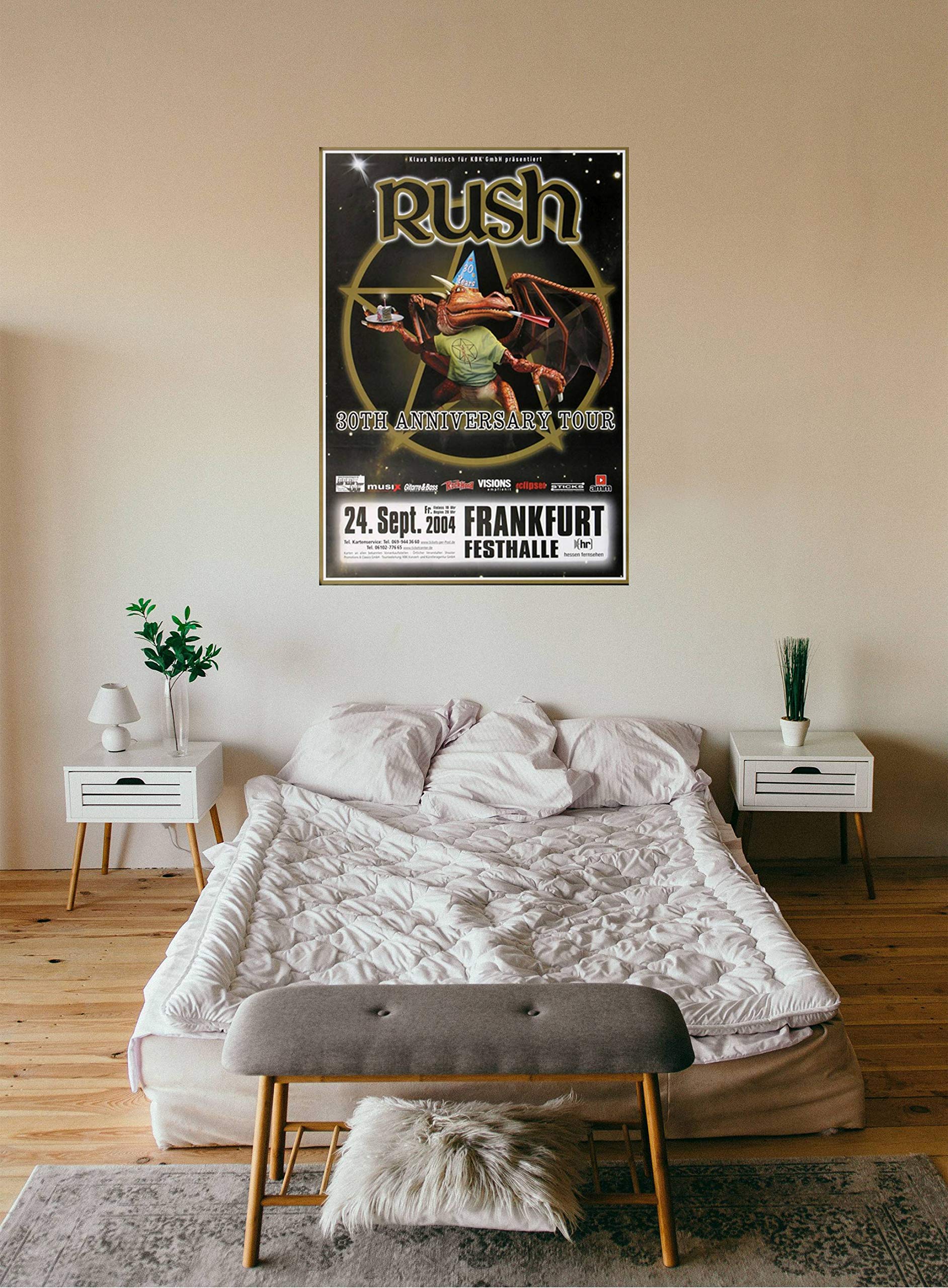 Rush - 30th Tour, Frankfurt 2004 » Konzertplakat/Premium Poster | Live Konzert Veranstaltung | DIN A1 «