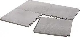 Tatame EVA Preto Conjunto com 4 Unidades 50cm x 50cm x 2cm