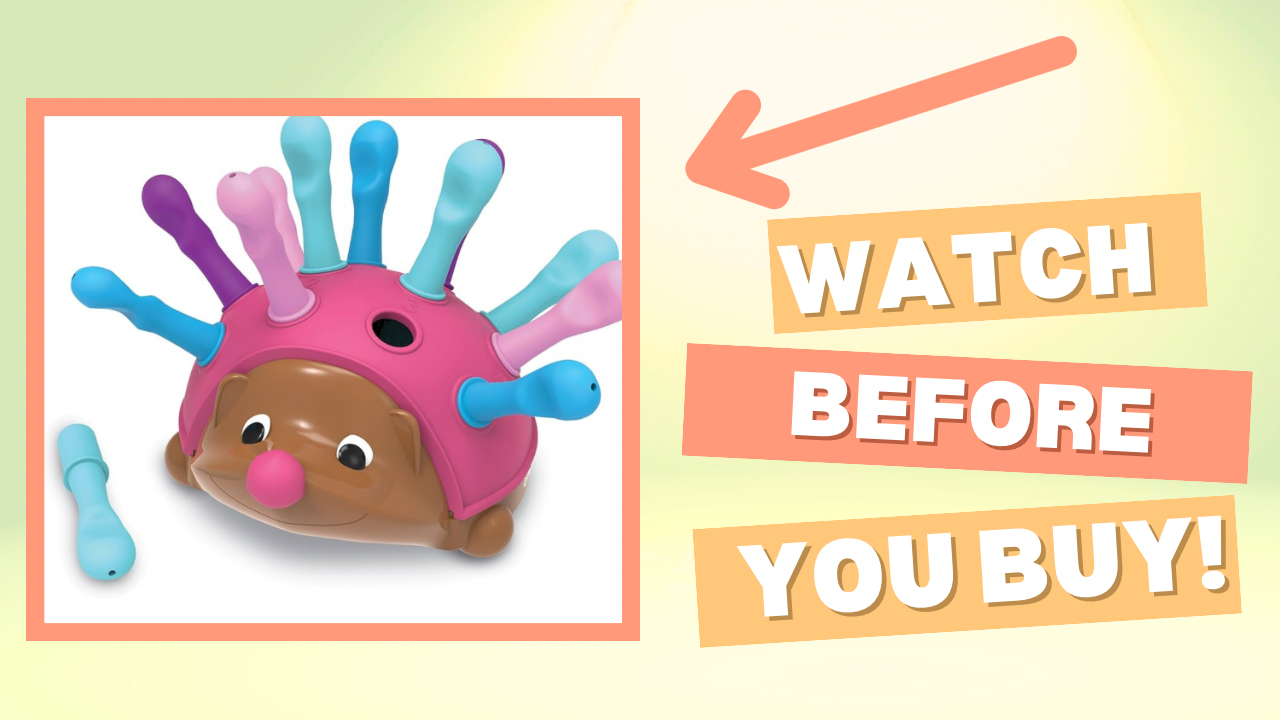 Watch Honest Review Learning Resource Spike Fine Motor Hedgehog on