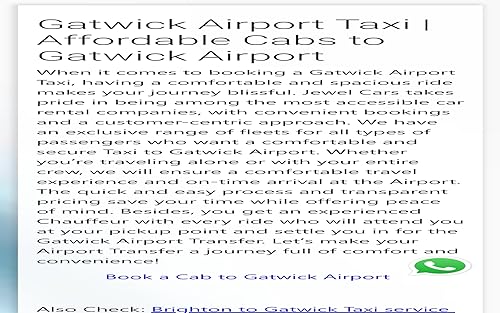 Jewel Cars Gatwick
