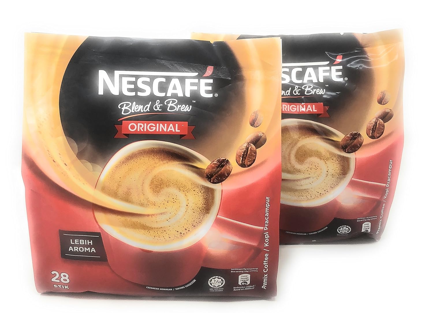 Nescafé 2 Packs 3in1 Original Premix Instant Coffee