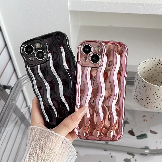 Caseative for iPhone 15 Case, Light Black