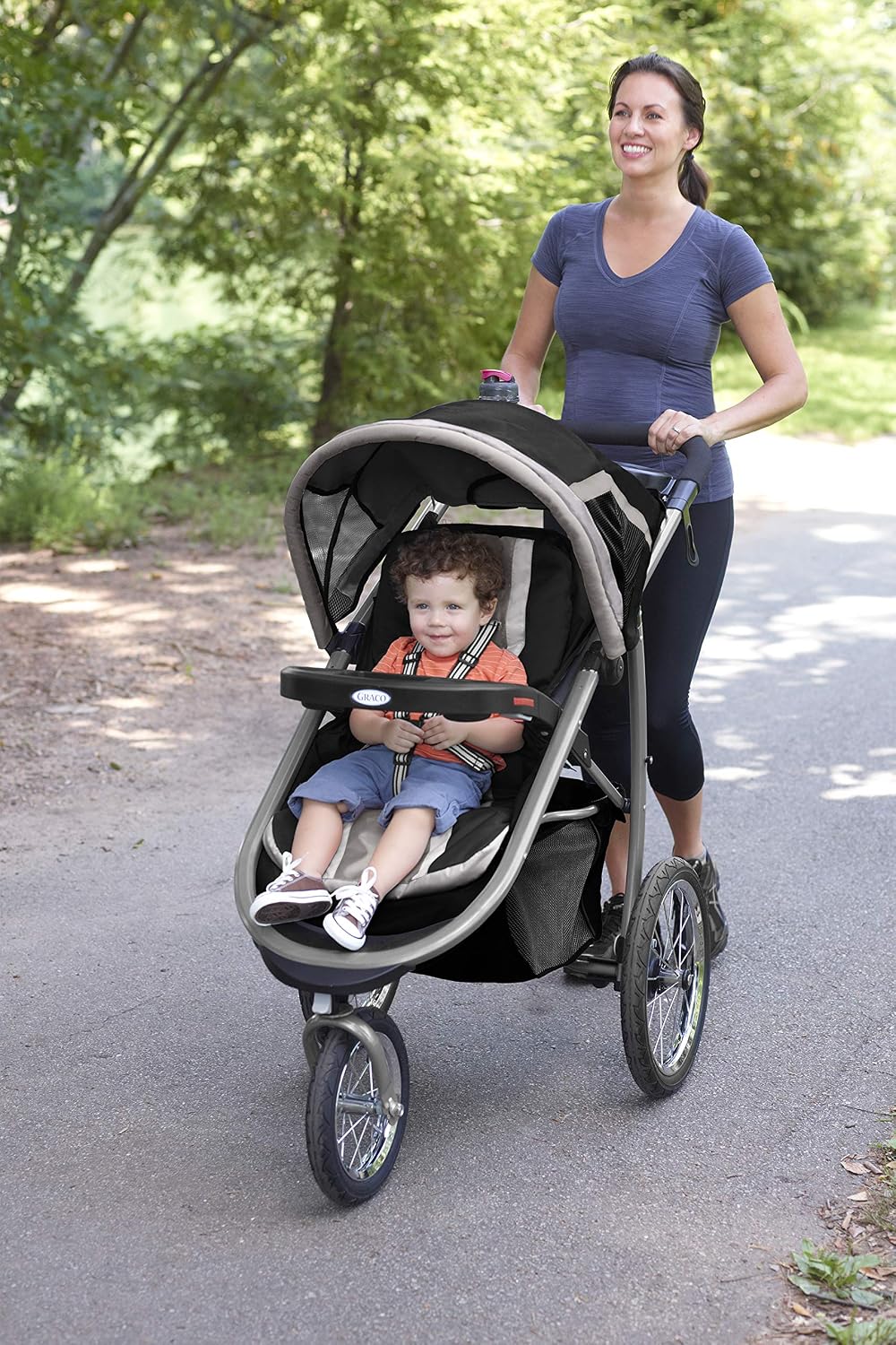 Graco FastAction Fold Jogging Stroller, Pierce