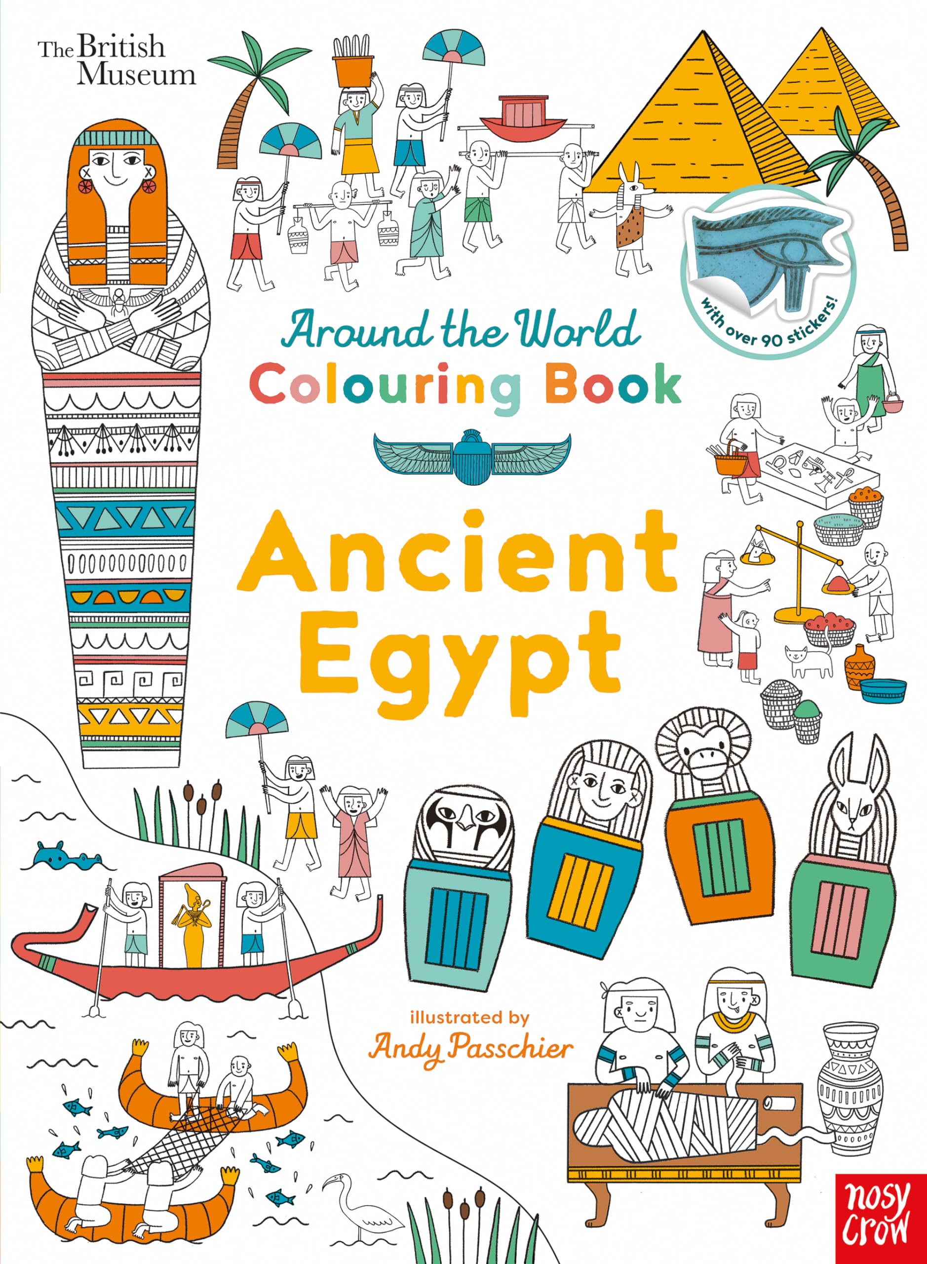 British Museum Around the World Colouring Ancient Egypt PAPERBACK 9781839949999