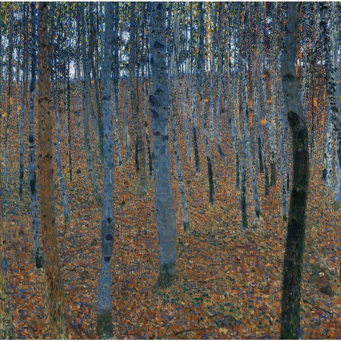 Klimt Beech Grove I impression sur toile ARTICULOZY pour vibrer d'art - 2