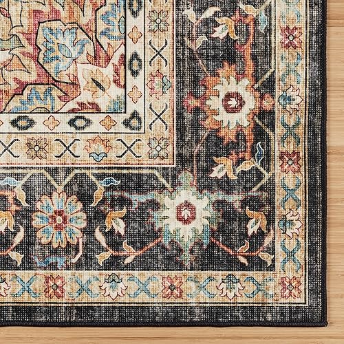 Miniatura 3 de Gertmenian Alfombra bohemia estampada para interiores, antideslizante, ultra fina, súper fuerte, alfombra copetuda - Decoración del hogar para