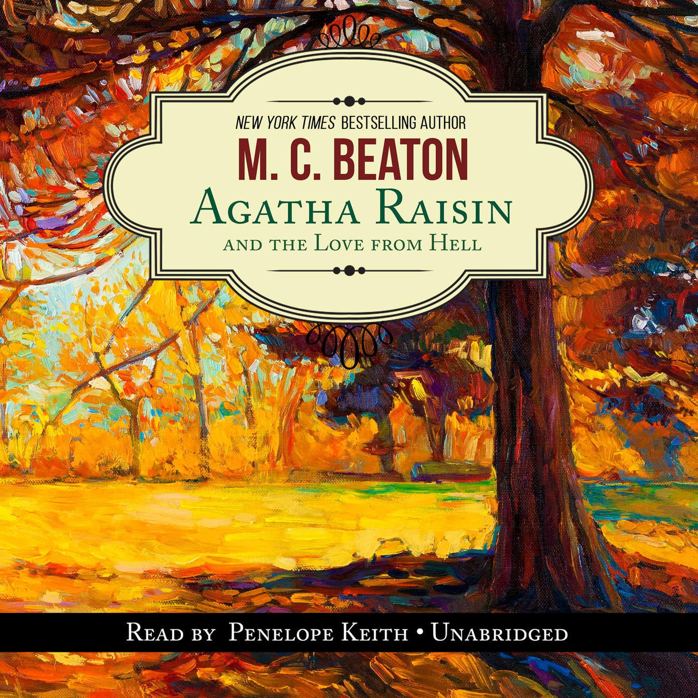 Cover art for Agatha Raisin and the Love from Hell