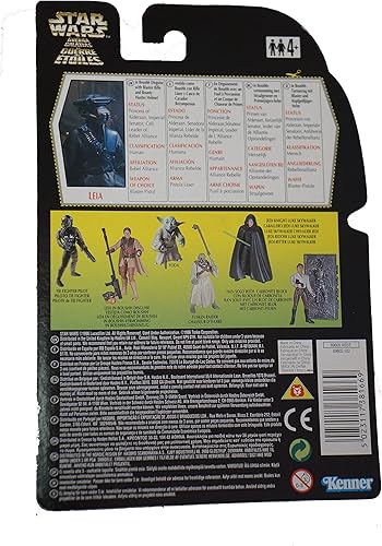 Miniatura 2 de Kenner Star Wars El poder de la fuerza princesa Leia en Boushh disfraz con tarjeta verde Holo