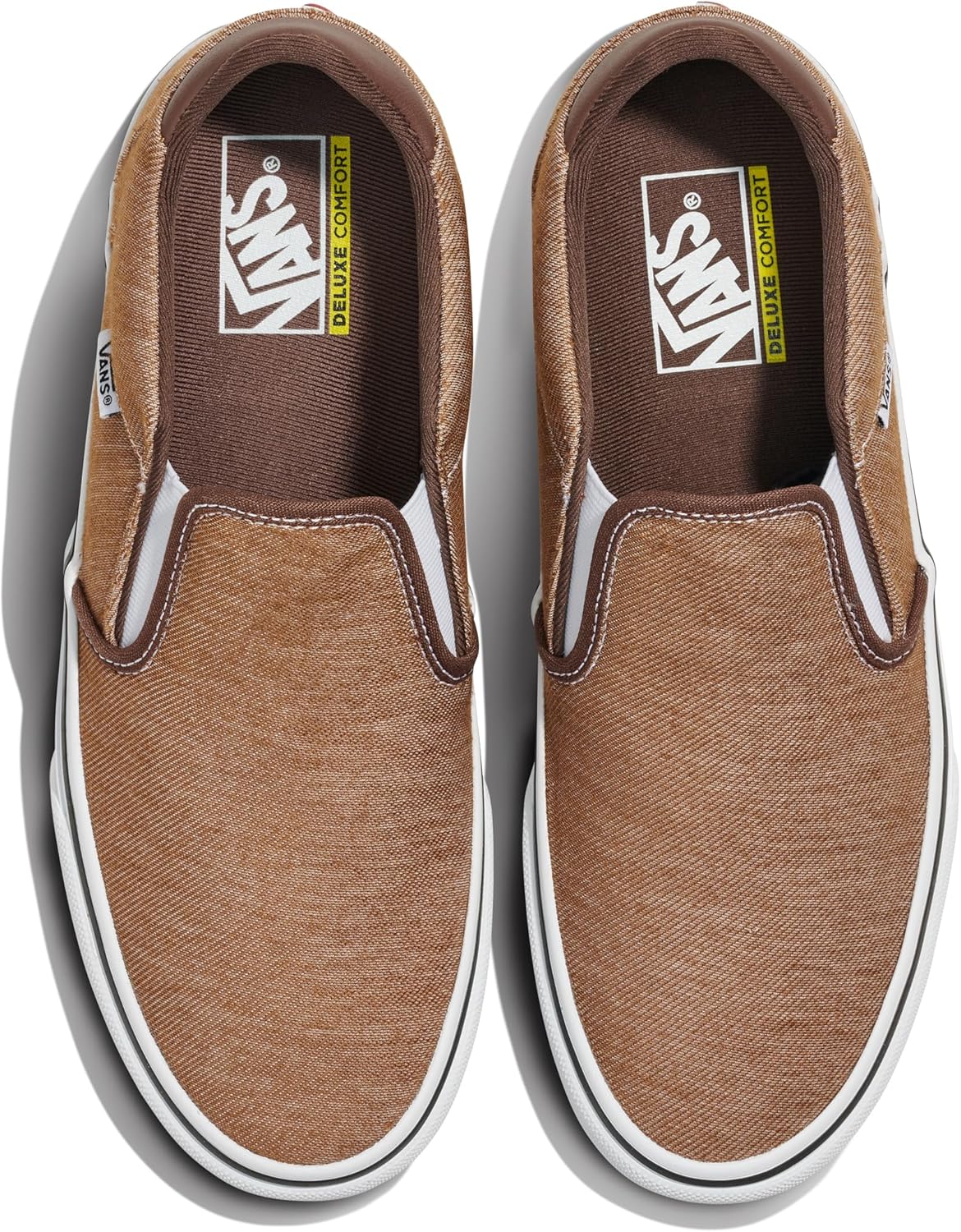 Vans Mens Asher Deluxe Slip-on Shoe | Comfortable Sneakers for Fashion, Walking & Everyday Wear
