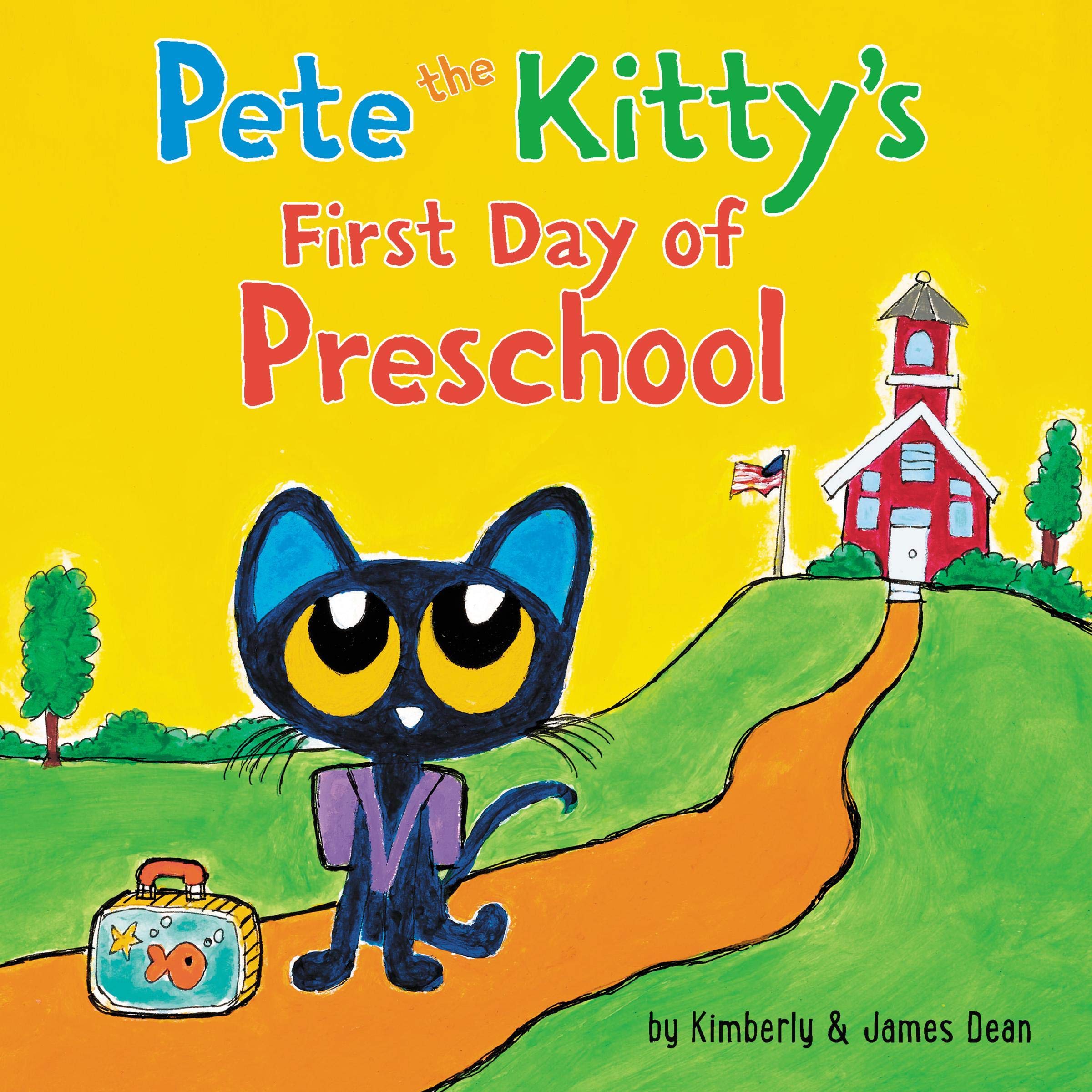 Cover art for Pete the Kitty's First Day of Preschool