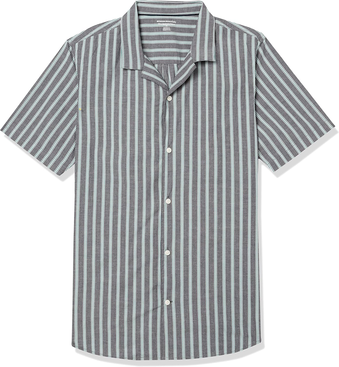 Amazon Essentials Mens Vacation Cotton Resort Shirt, Slim-Fit Short Sleeve - Image 6