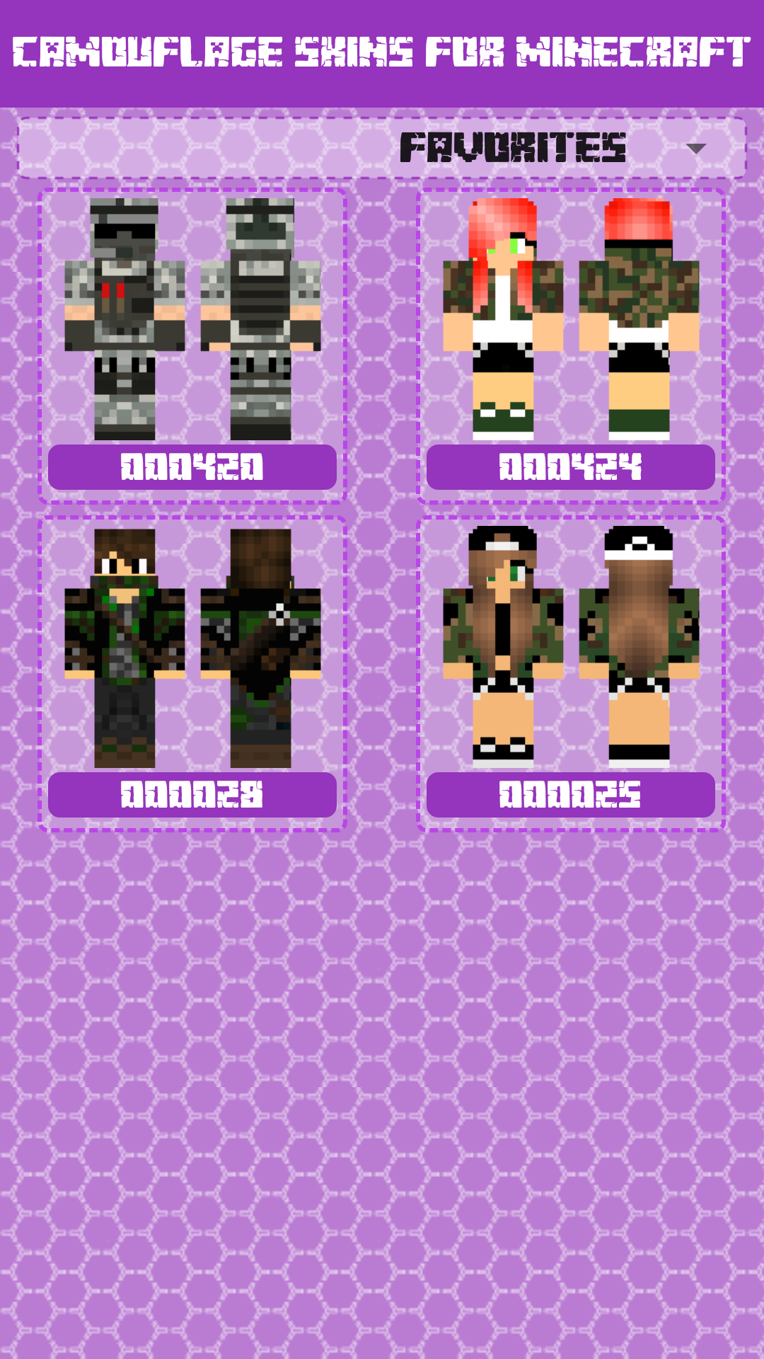 Camouflage Skins for Minecraft PE-Amazonアプリストアのアプリ