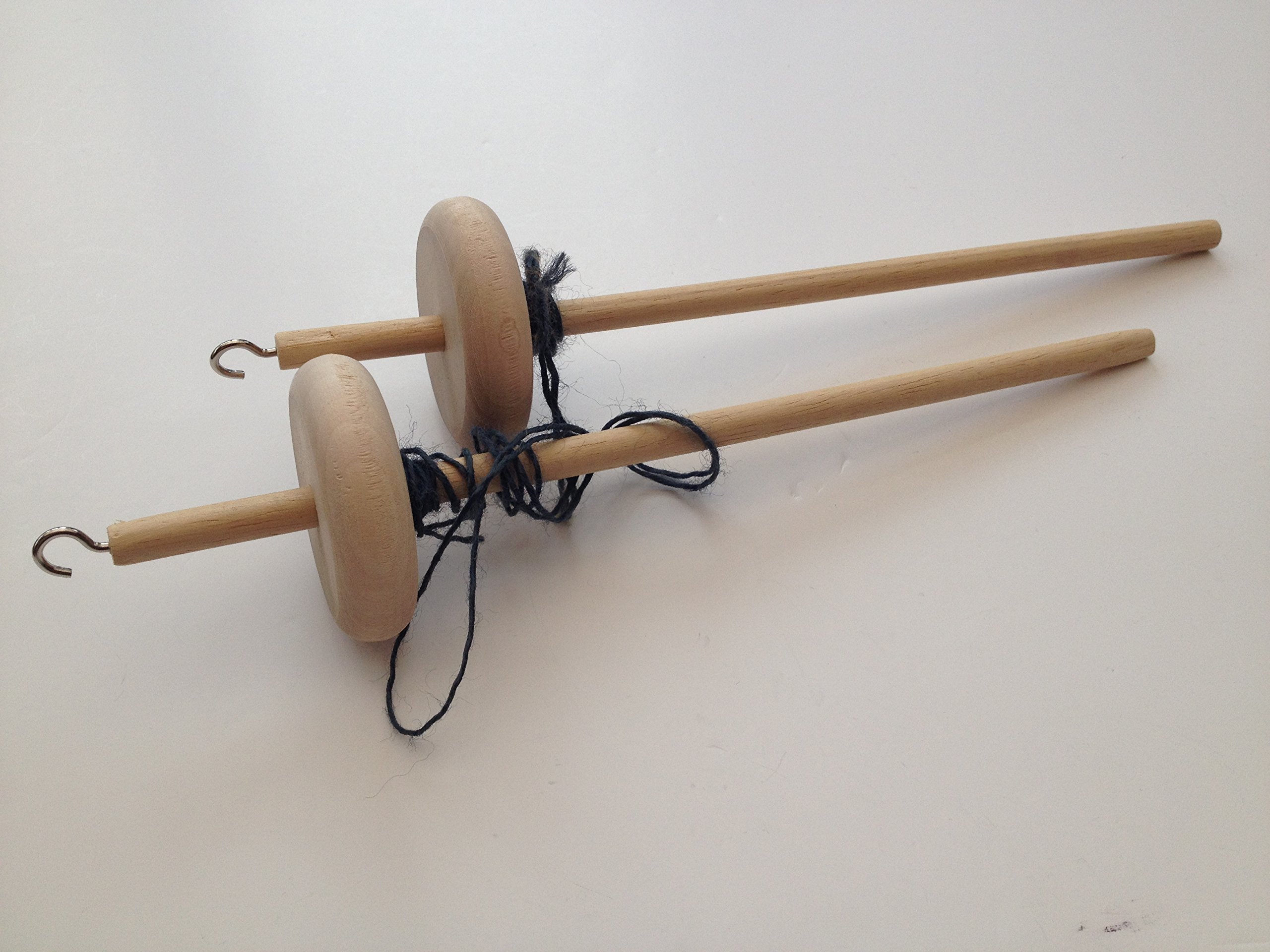 2 x Drop Spindles - Hand Spinning