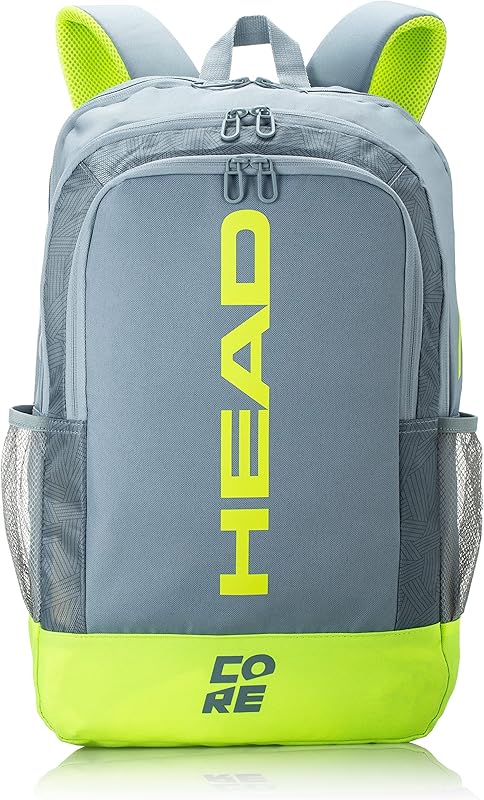 Mochila unissex Core com raquete, cinza/azul marinho, tamanho único em oferta na Shopee Mochila unissex Core com raquete, cinza/azul marinho, tamanho único em oferta na Shopee