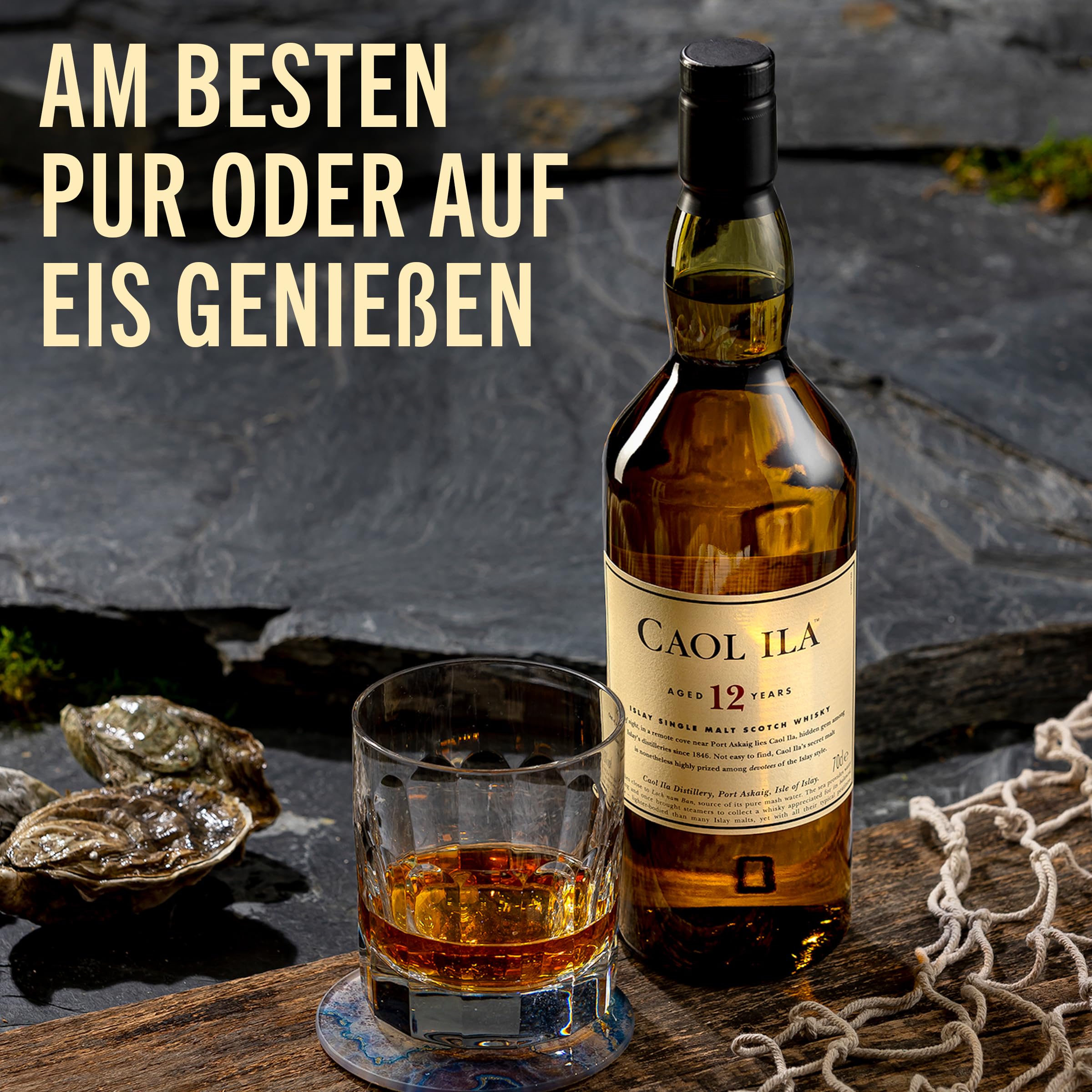 Caol Ila 12 Jahre Islay Single Malt Scotch Whisky 43% vol 700ml Geschenkverpackung
