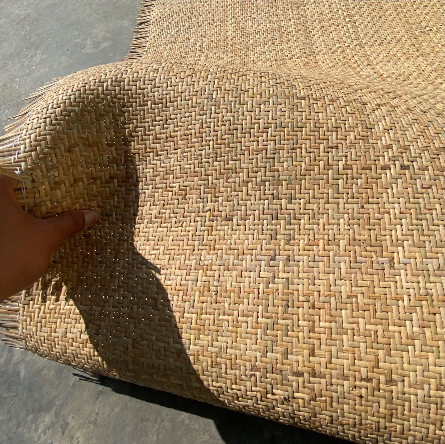 Rattan 50 x 100cm, Rotolo di Paglia di Vienna Naturale per Sedie e Mobili, Materiale al Metro