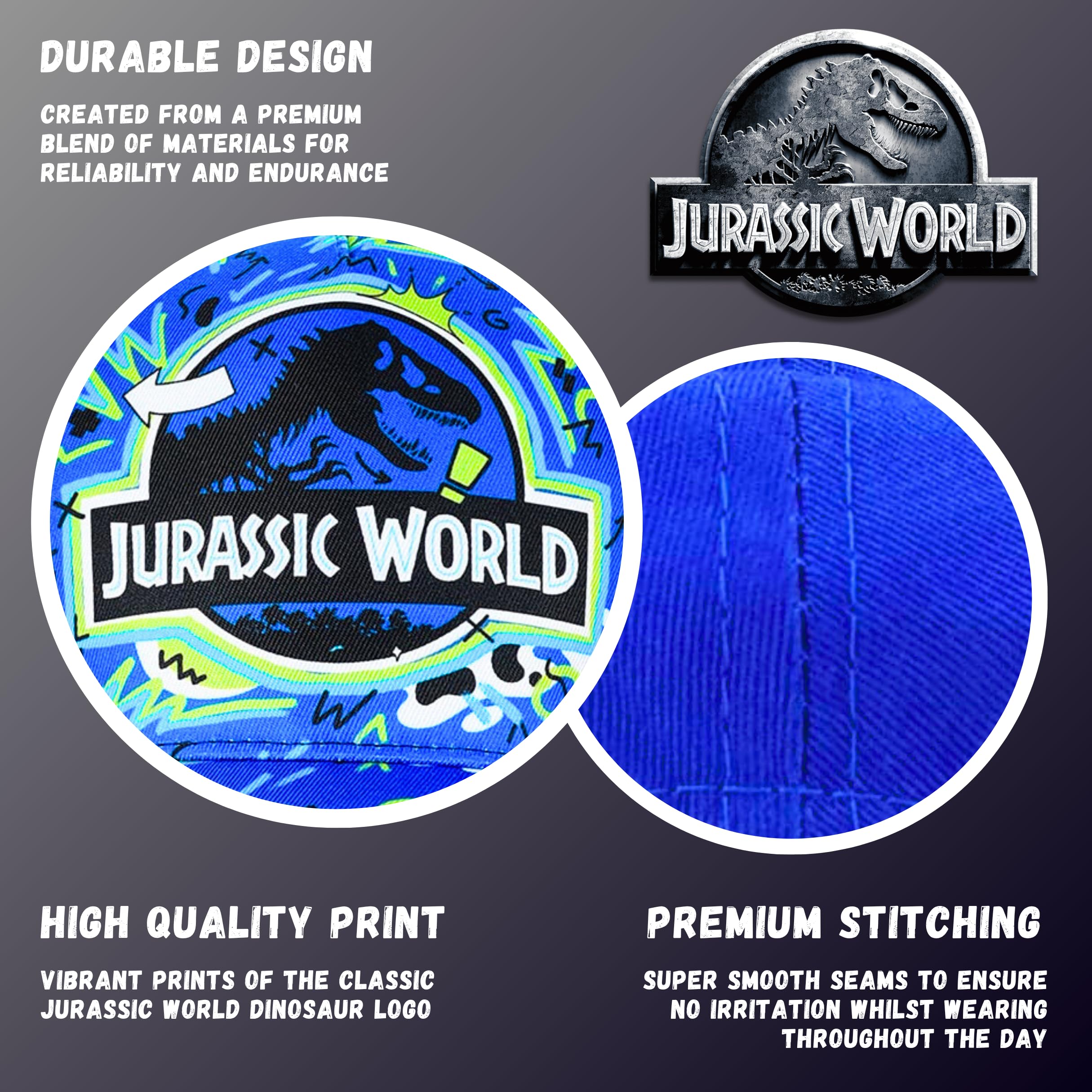 Gorra y Gafas de Sol Jurassic World para Niños Protección UV Verano