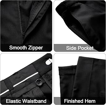 MAGE MALE Mens 3 Piece Suits Slim Fit Tuxedo Suit Set Prom Wedding Business