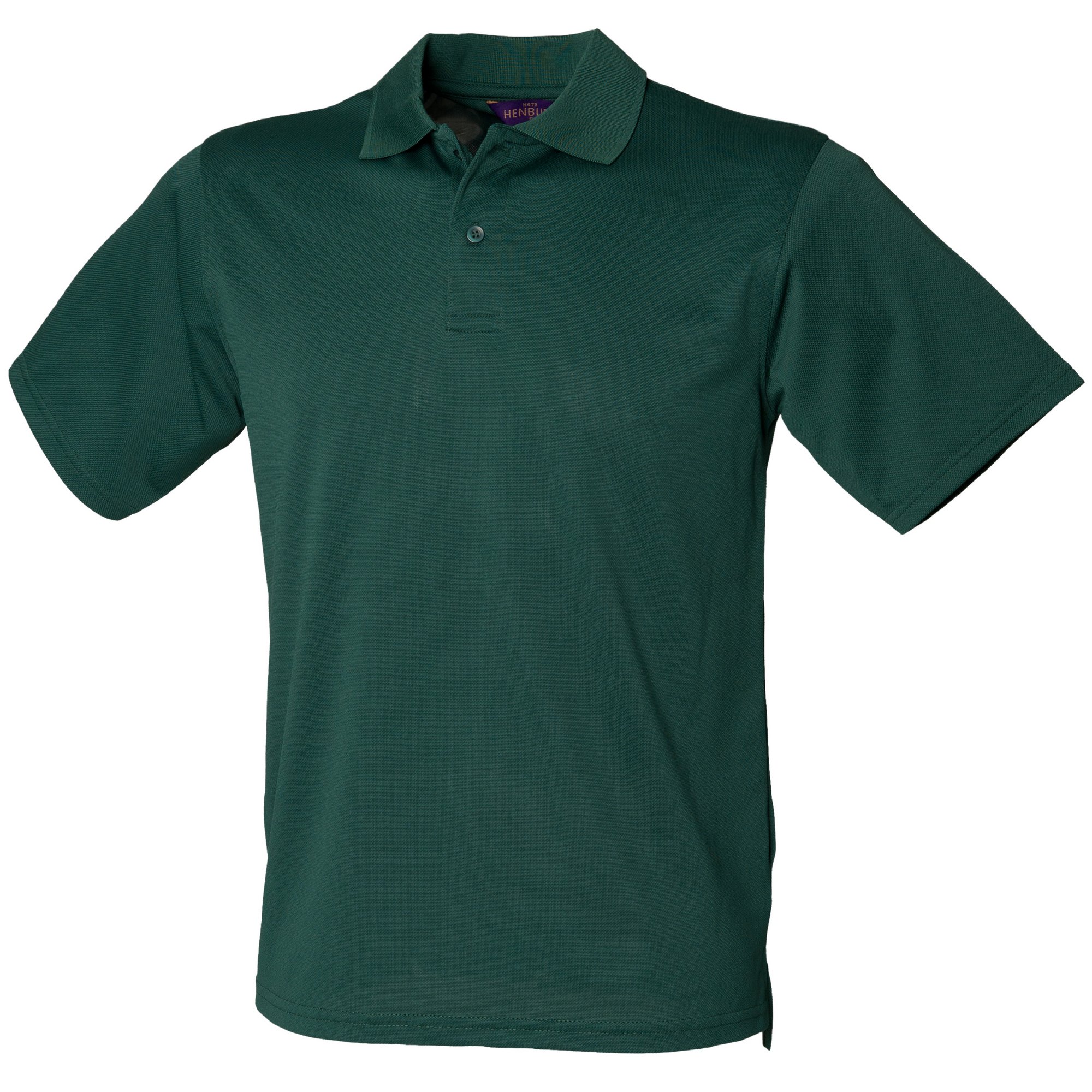Henbury Mens Coolplus® Pique Polo Shirt (2XL) (Bottle)