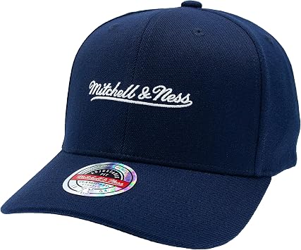 Mitchell & Ness Script Logo Classic Red Snapback Baseball Cap Adjustable