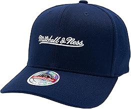 Mitchell & Ness Script Classic Red Snapback Logo Baseball Cap (Adjustable Size)