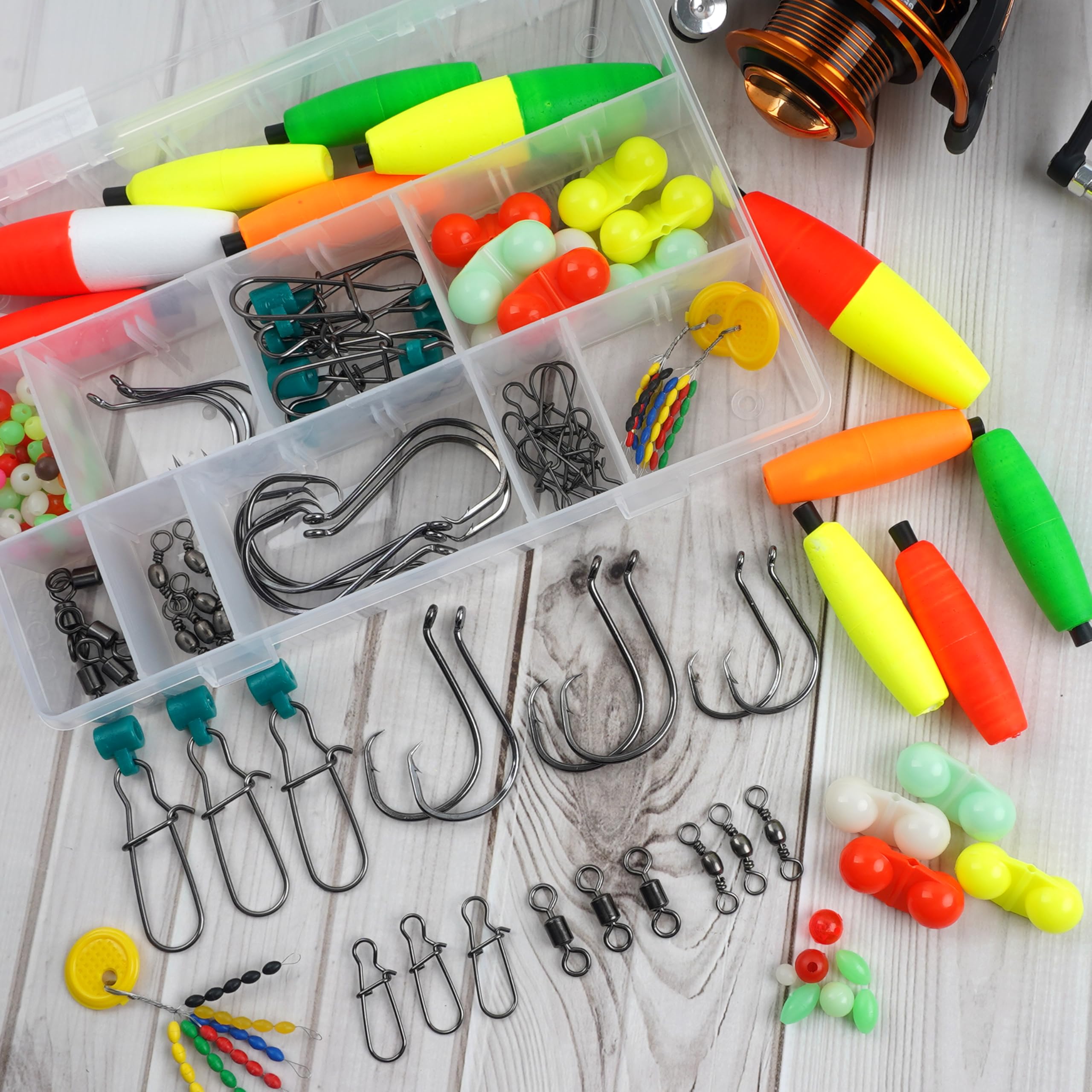 Catfish Rig Making Kit 131pcs Catfish Tackle Box With Catfish