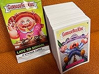 Vista 3 de 2020 Topps Garbage Pail Kids Late to School 200 Juego de base de calcomanías para tarjetas coleccionables