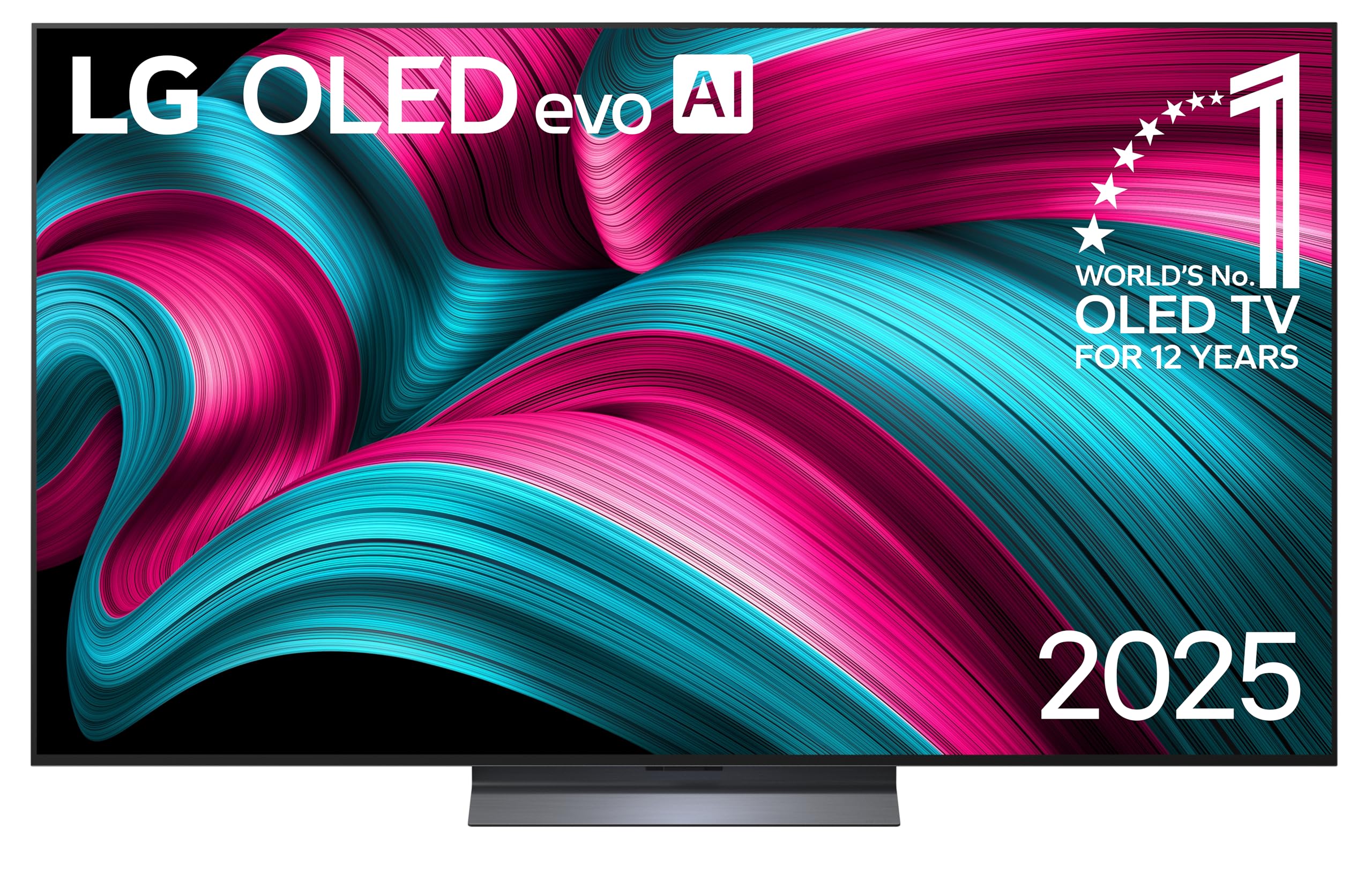 LG OLED65C54LA TV 65 Zoll (165 cm) 4K OLED evo AI TV (α9 Gen8 4K AI Prozessor, webOS 25, 120Hz (VRR bis zu 144Hz)) [Modelljahr 2025] [Energieklasse F]