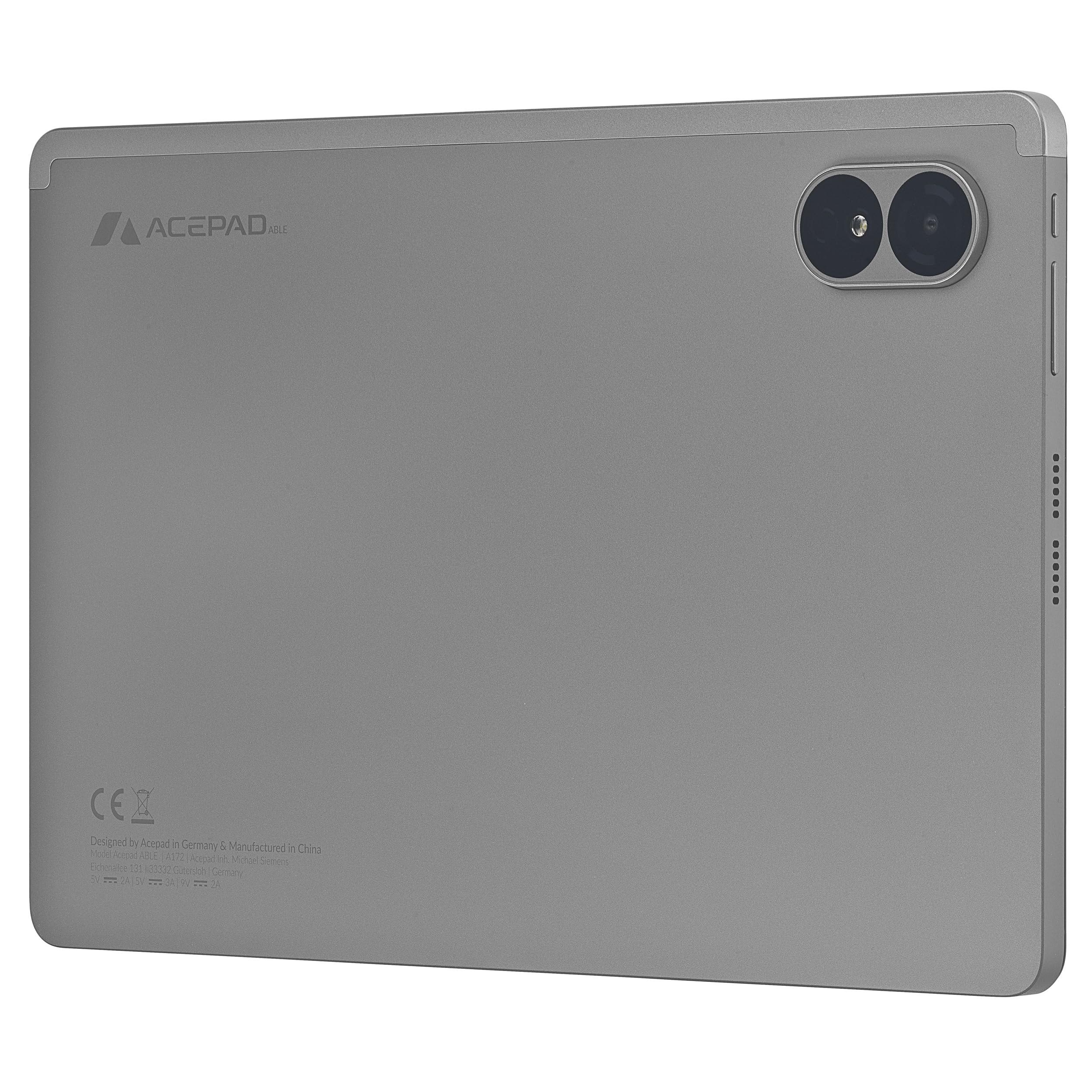 Acepad A172 Premium Android Tablet, 11 Zoll, 256 GB Speicher + 24 GB RAM, 1200p FHD+ Auflösung, Simlockfrei ohne Vertrag, 4G LTE Dual SIM Tablet PC, WLAN, deutsche Marke, Tablet mit Tastatur