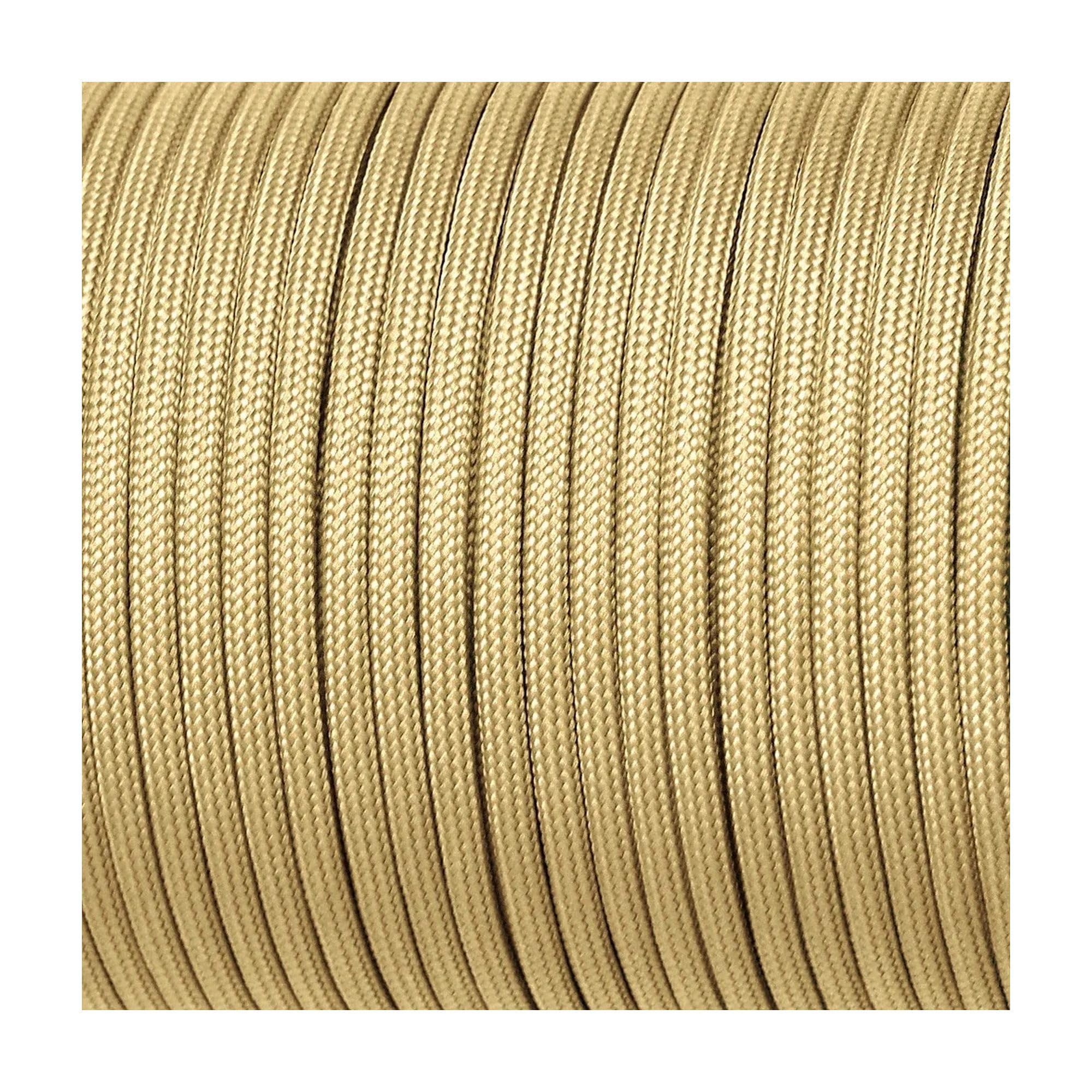 9-Core 650lb Paracord 5/15/31m Dia 4mm Military Tactical Survival Parachute Rope For DIY Making Lanyard Bracelet Dog Collar Tent - Khaki - 15m