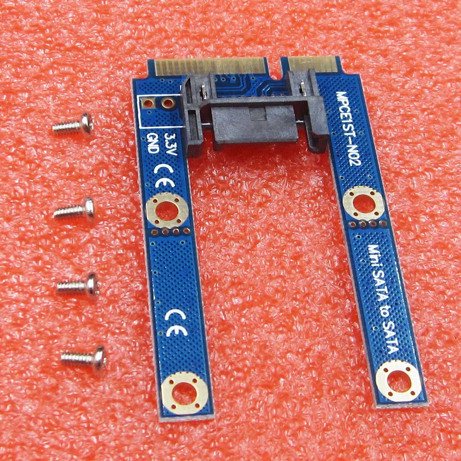Generic New mSATA Mini Extender to 7 Pin SATA HDD Convert Card Adapter Board