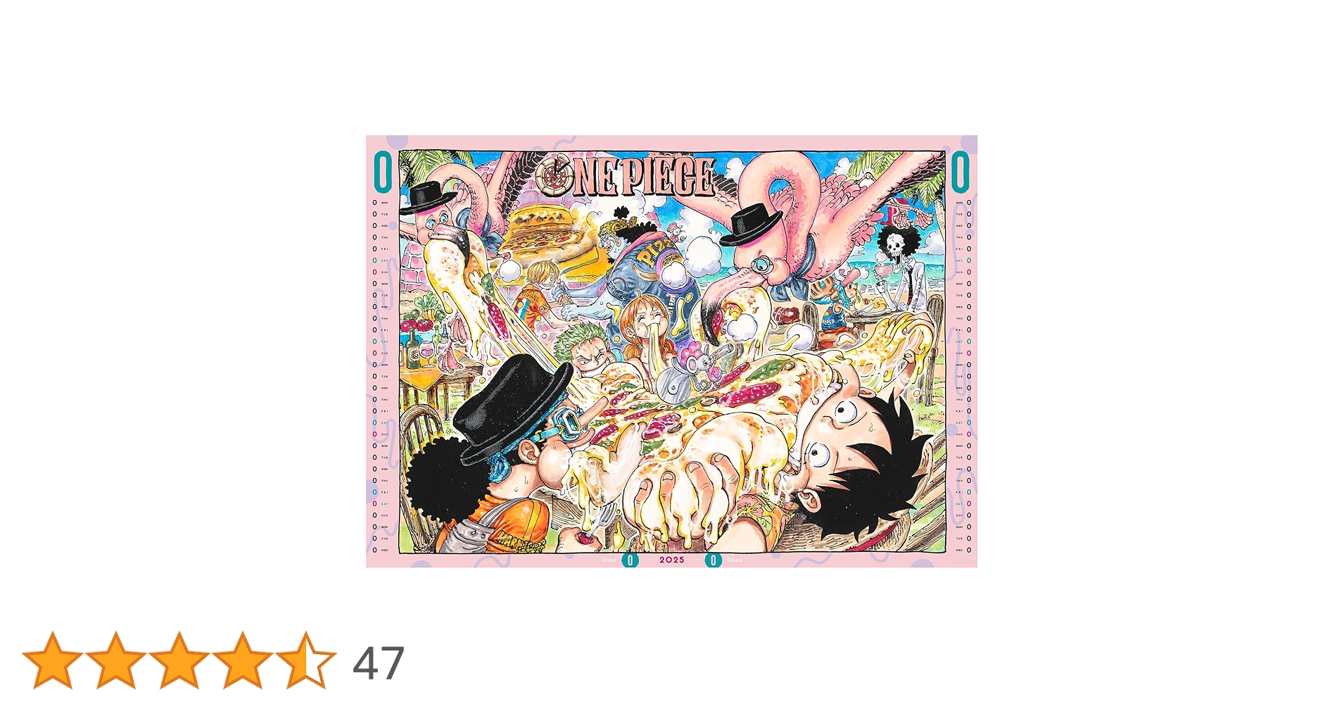ONE PIECE ワンピース コミックカレンダー 2005、2009、2010 ONE PIECE
