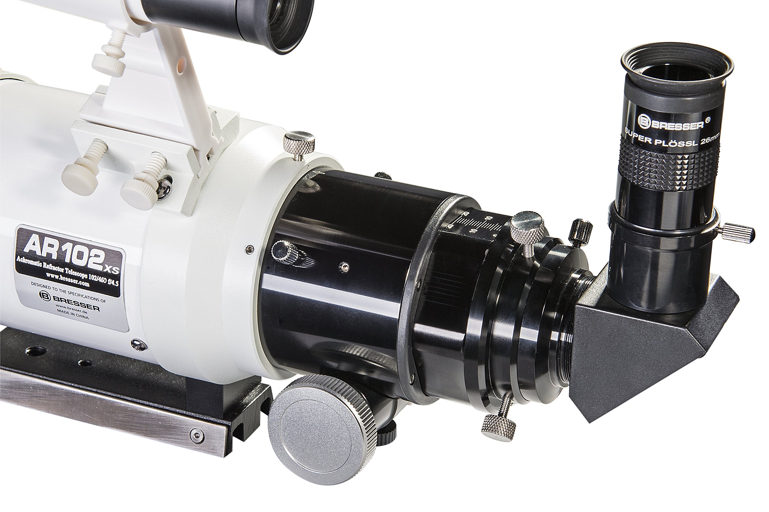 BRESSER 4802460 Messier Ar-102 X S/460 Hexafoc Tubo Ottico, Bianco