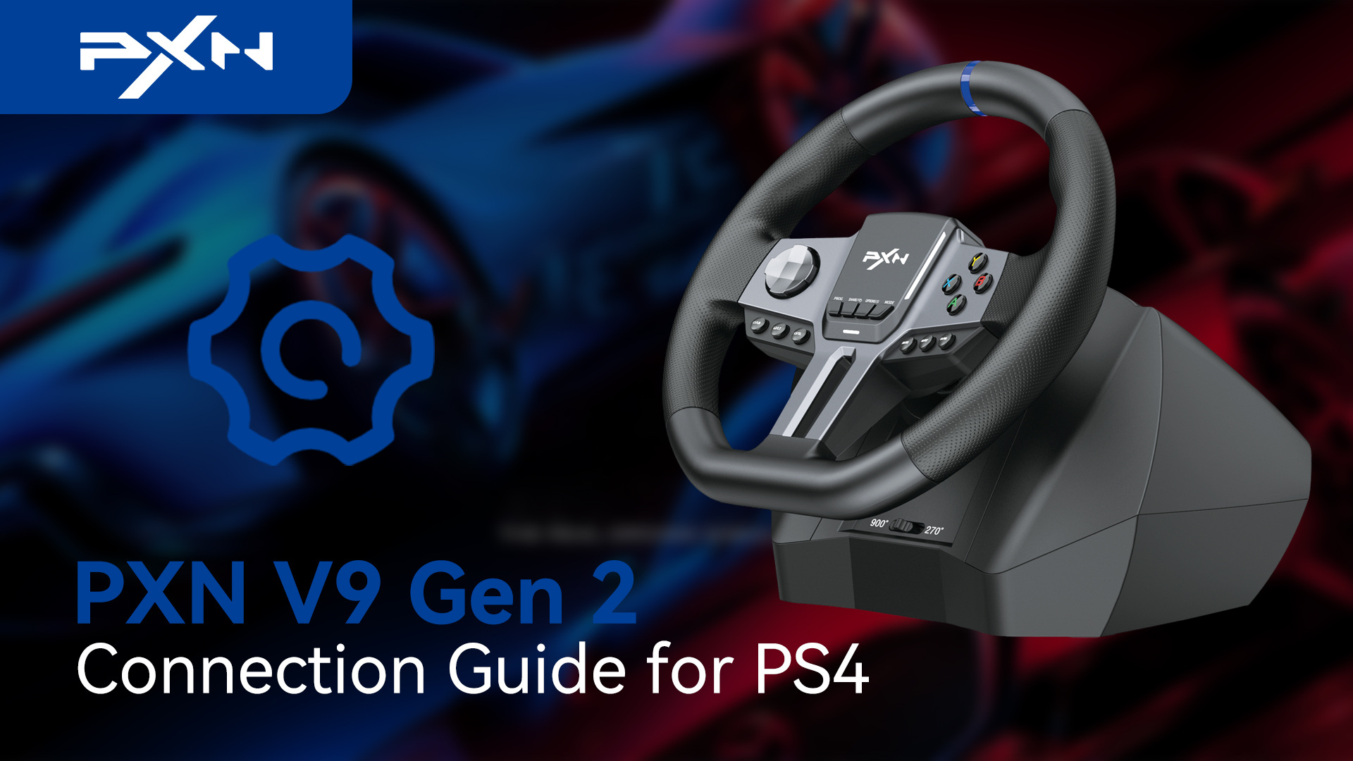 Amazon.com: PXN V9 Gen 2 Racing Wheel with Hall Effect Pedals and