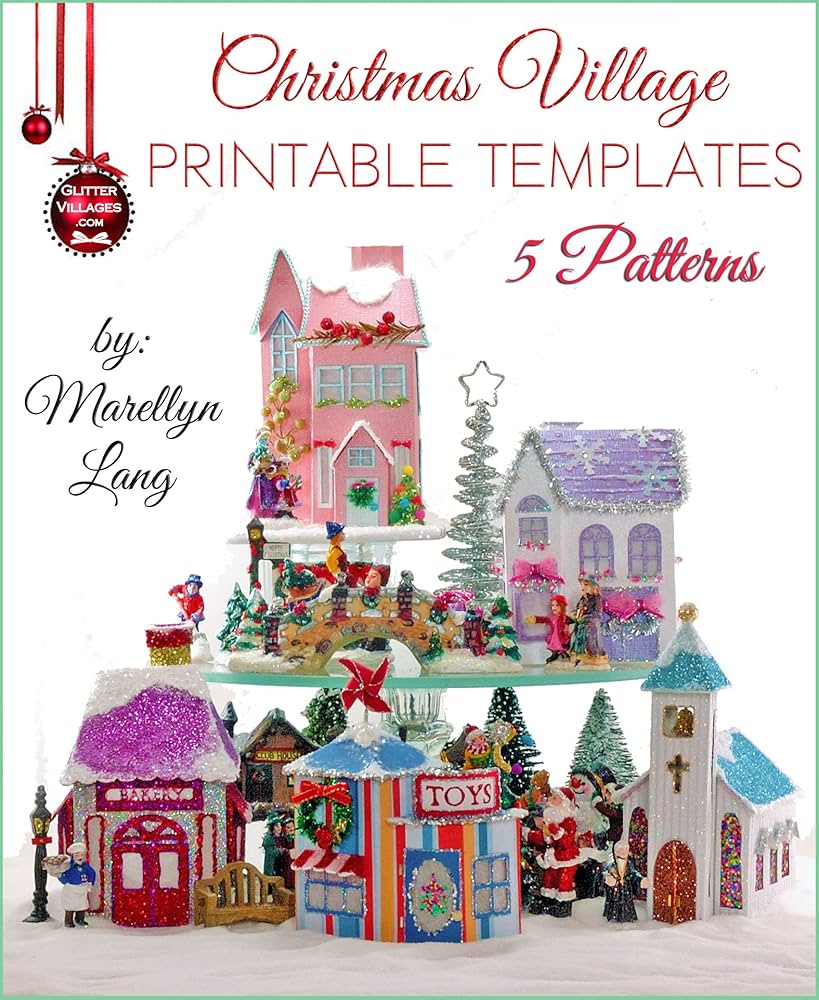 amazon-com-christmas-village-printable-templates-5-patterns-ebook-lang-marellyn-books
