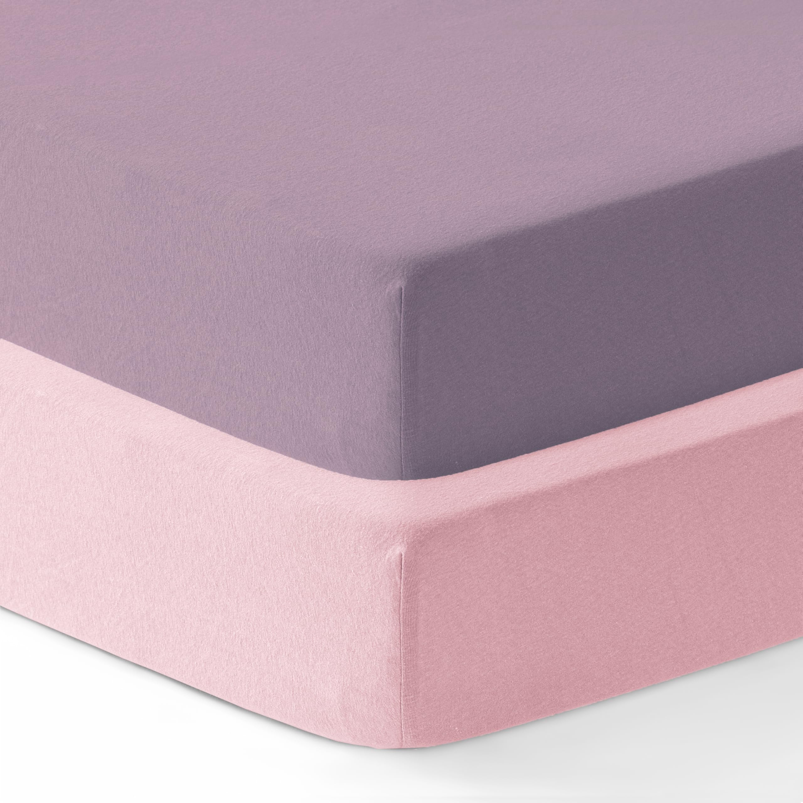 Dreamology Cotton Crib Sheets 2-Pack