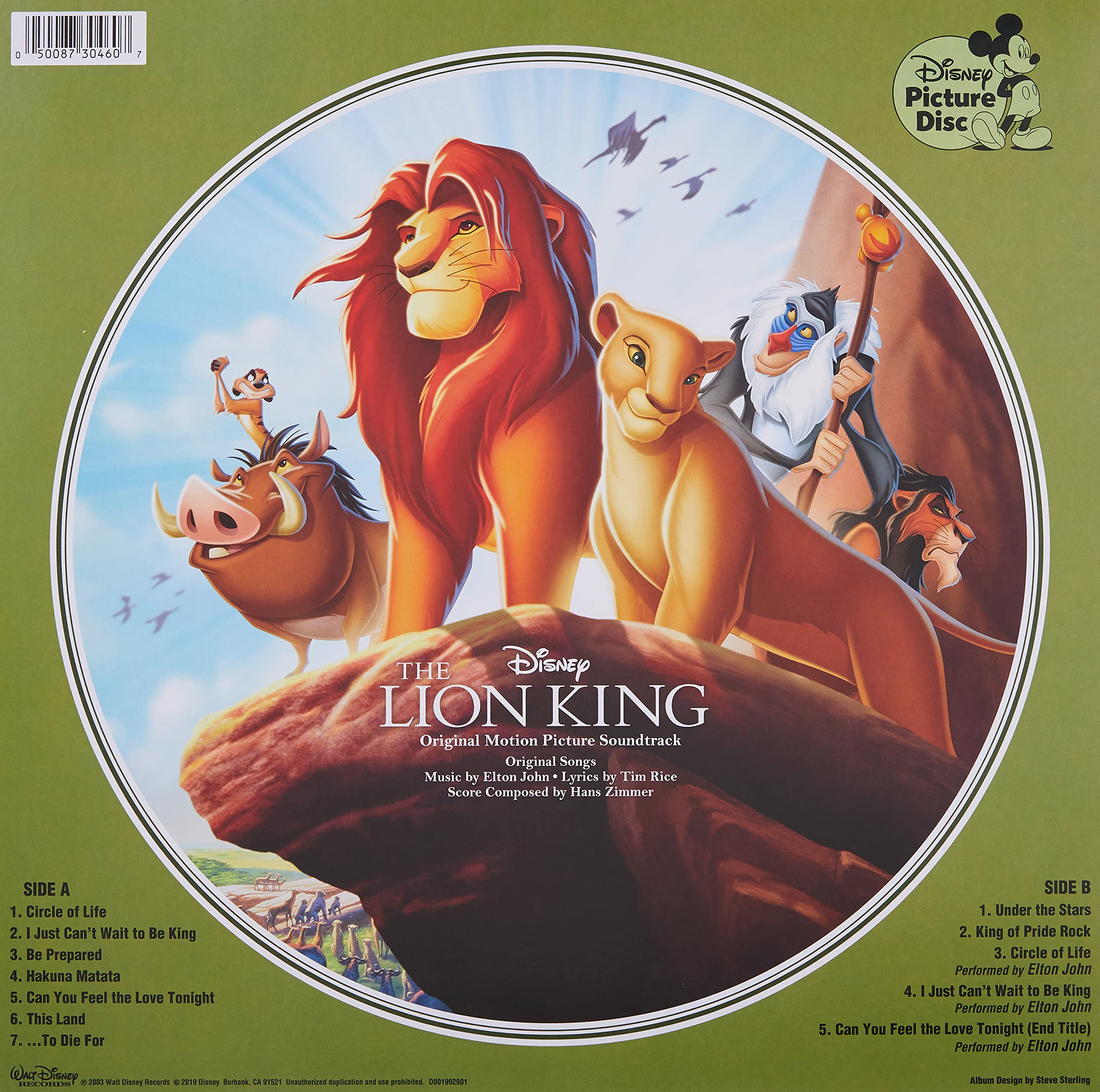 The Lion King Vinyl Buy Online