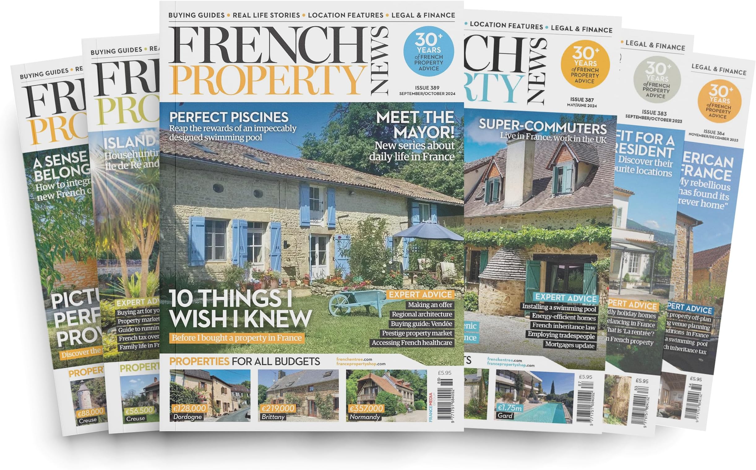 French Property News Magazine Subscription - 1 year ( 6 issues)