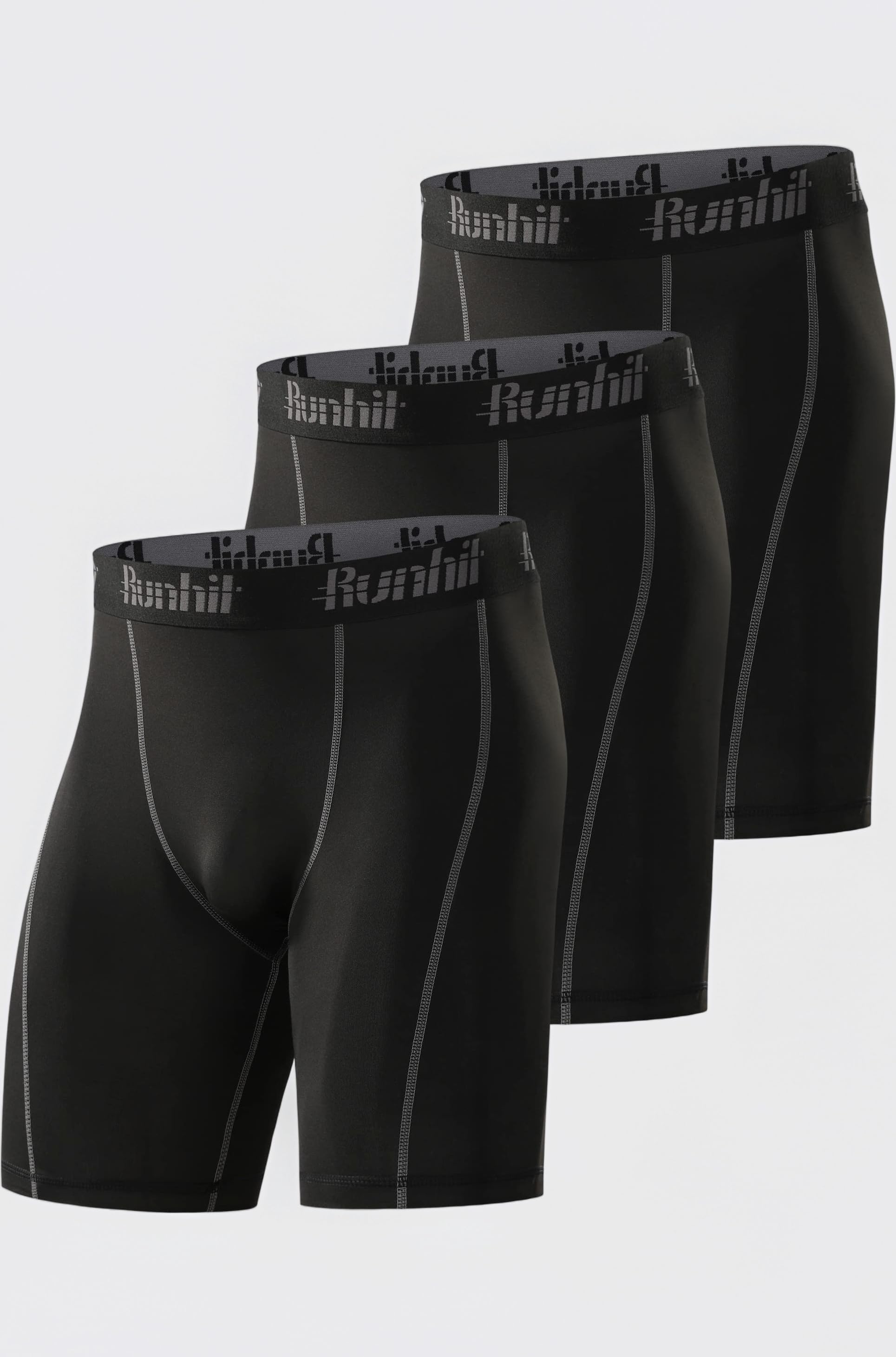Runhit Compression Shorts Men Underwear Spandex Running Shorts Workout Athletic