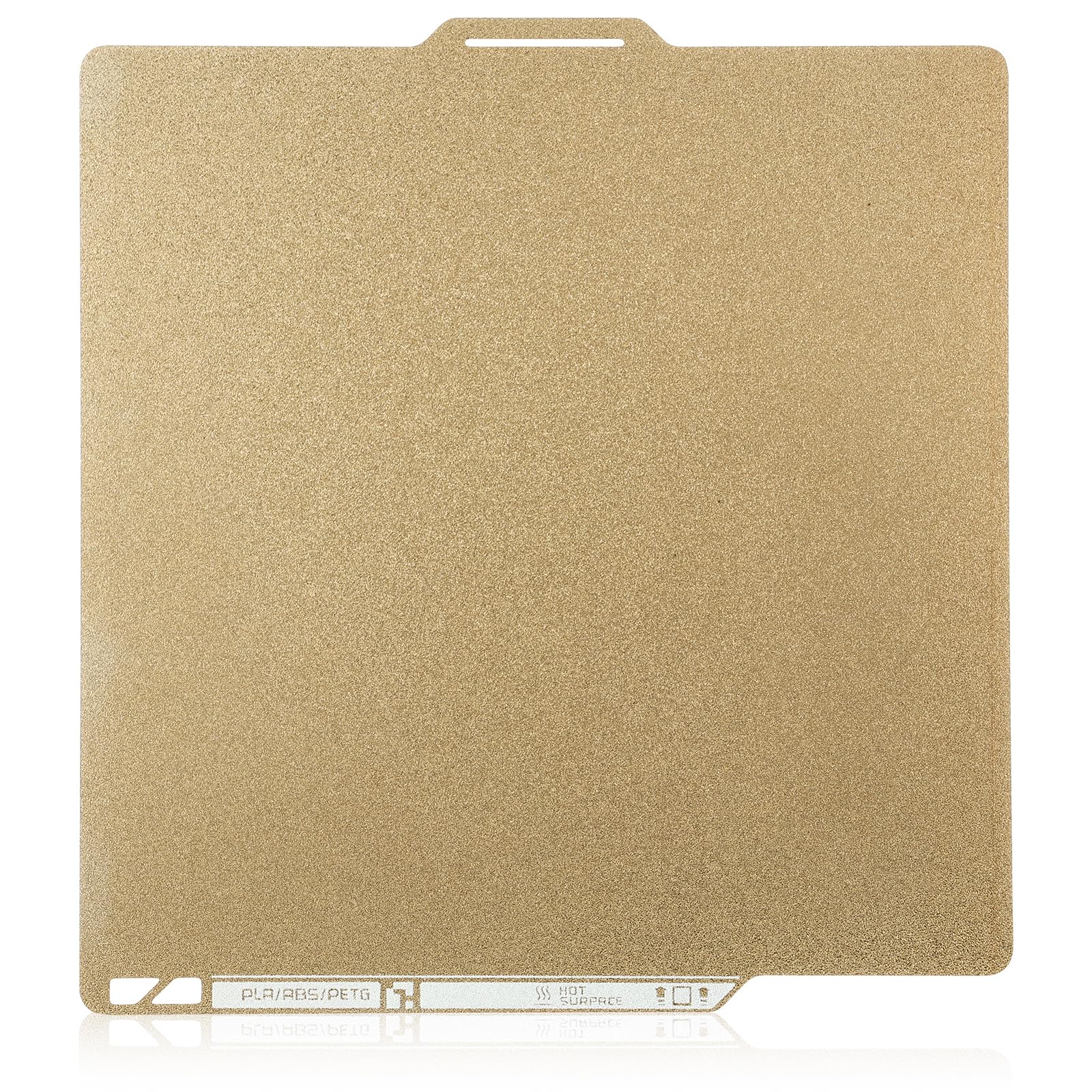 PEI Druckplatte 257x257mm Druckplatte für Bambulab Lab P2S X1 X1C X1E A1 P1P P1S, Gefrostet Textured 3D-Drucker-Plattformen mit 0,7 mm Federstahlplattenbasis (1 PCS)